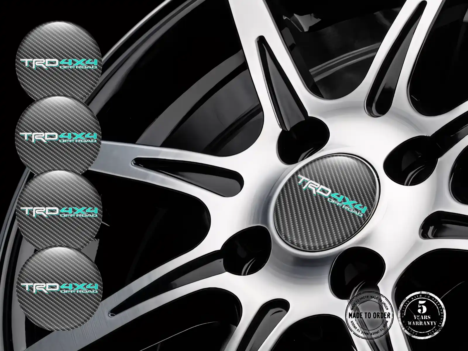 Toyota TRD Aufkleber Dome Edition Harz Emblem Labels